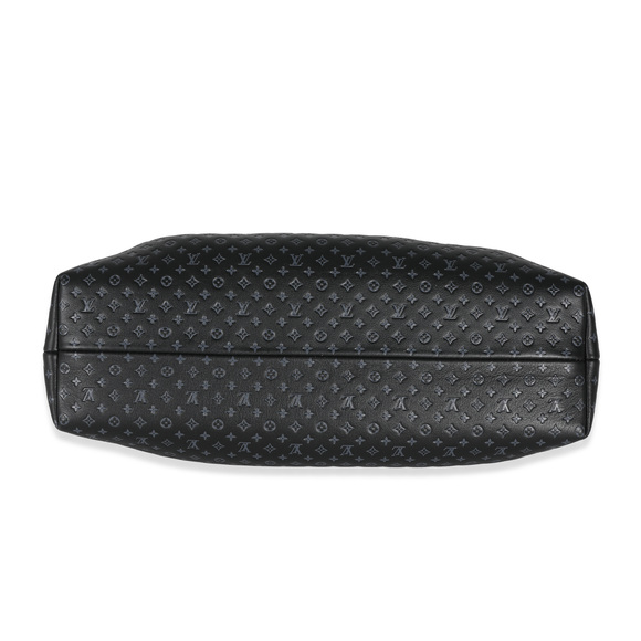 Louis Vuitton Black Embossed Calfskin Nanogram Clutch - Picture 5 of 8